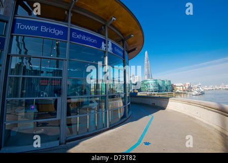 Le centre-ville de London Tower Bridge Exhibition Banque D'Images