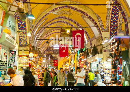 Grand Bazar, Fatih, Istanbul, Turquie Banque D'Images