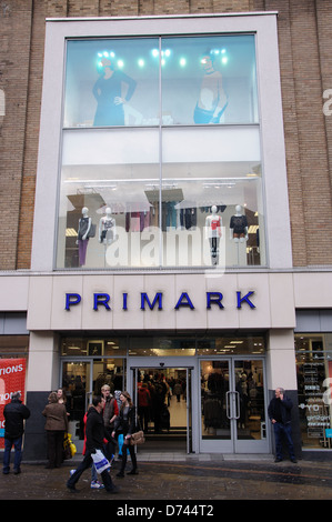 Primark, Humberstone Gate, Leicester, England, UK Banque D'Images