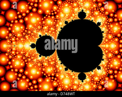 Benoit Mandelbrot Fractal Banque D'Images