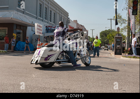 Leesburg Bikefest, Floride USA 2013, plus grand jour 3 & moto Music event du 26 au 28 avril Banque D'Images