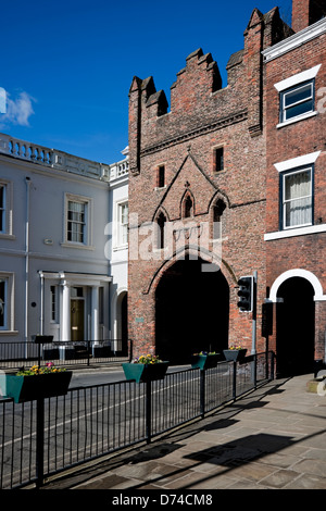 Medieval Gateway to North Bar dans la ville de Beverley East Yorkshire Angleterre Royaume-Uni GB Grande-Bretagne Banque D'Images