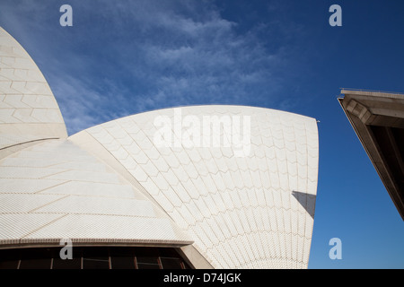 SYDNEY - Le 8 février 2013 : le toit de l'Opéra de Sydney à Sydney, Australie, le 8 février 2013. Banque D'Images