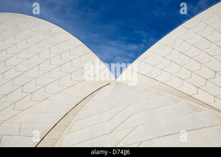 SYDNEY - Le 8 février 2013 : le toit de l'Opéra de Sydney à Sydney, Australie, le 8 février 2013. Banque D'Images