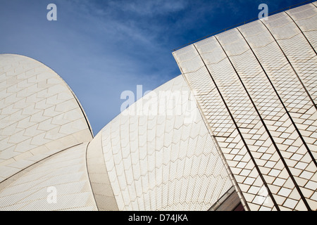 SYDNEY - Le 8 février 2013 : le toit de l'Opéra de Sydney à Sydney, Australie, le 8 février 2013. Banque D'Images