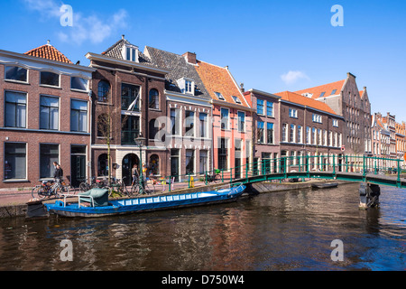 Ville universitaire Leiden en Hollande du Sud, Pays-Bas Banque D'Images