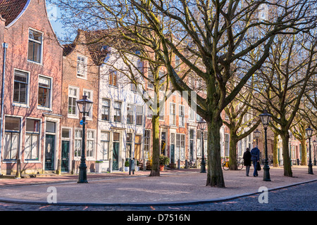 Ville universitaire Leiden en Hollande du Sud, Pays-Bas Banque D'Images