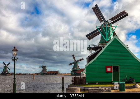 Zaanse Schans, Zaandam, Hollande du Nord, Pays-Bas Banque D'Images