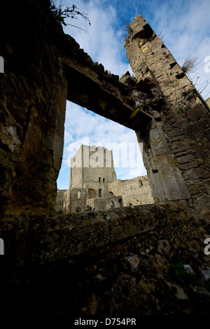 Porchester Castle Hampshire UK English Heritage Banque D'Images