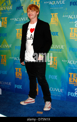 Rupert Grint 2011 Teen Choice Awards qui a eu lieu au Gibson Amphitheatre - Salle de presse Universal City, Californie - 07.08.11 Banque D'Images