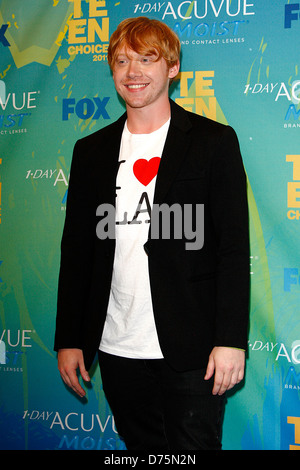 Rupert Grint 2011 Teen Choice Awards qui a eu lieu au Gibson Amphitheatre - Salle de presse Universal City, Californie - 07.08.11 Banque D'Images