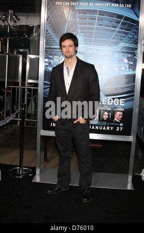 Matthew Atkinson Premiere de 'l'homme sur une corniche" au Grauman's Chinese Theatre Hollywood, Californie - 23.01.12 Banque D'Images