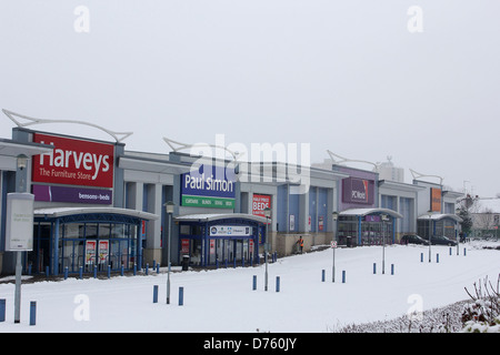 Photos de la neige dans et autour de St Paul's Cray le capital des pays et les banlieues environnantes a connu son premier Banque D'Images