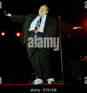 Louie Anderson effectuant à Seminole Coconut Creek casino de Coconut Creek, en Floride - 03.02.12 Banque D'Images