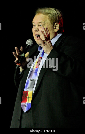 Louie Anderson effectuant à Seminole Coconut Creek casino de Coconut Creek, en Floride - 03.02.12 Banque D'Images