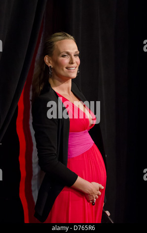 Molly Sims New York Première de 'Safe House' tenue à la SVA Theatre - Arrivées New York City, USA - 07.02.12 Banque D'Images