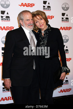 Stephen Jaffe, Susan Blakely 11e Conférence annuelle de l'AARP films pour adultes Awards au Beverly Wilshire Hotel Los Angeles, Banque D'Images