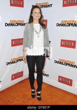 29 avril 2013 - Los Angeles, Californie, États-Unis - Mary Lynn Rajskub participant à la Netflix's Los Angeles Première de ''Arrested Development'' tenue à l'Théâtre chinois de Grauman à Hollywood, Californie le 29 avril 2013. Crédit Image : 2013(© D. Long/Globe Photos/ZUMAPRESS.com) Banque D'Images