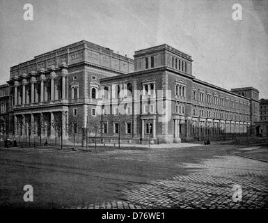 L'un des premiers en demi-teintes, la bourse de Vienne, Autriche, 1880 Banque D'Images