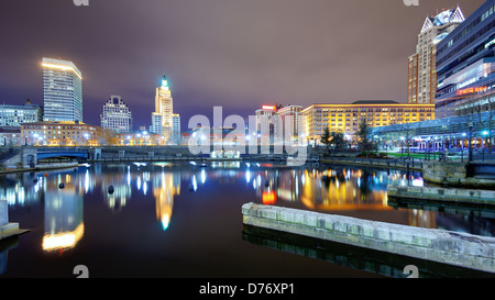 Providence, Rhode Island a été l'une des premières villes établies aux États-Unis. Banque D'Images