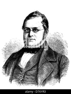 Camillo Benso Cavour von, 1810 - 1861, erster Ministerpräsident des neuen Königreichs Italien, historischer Holzschnitt, vers 1 Banque D'Images