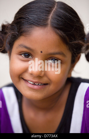 Indian girl Shalini Andhra Pradesh Inde du Sud Banque D'Images