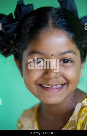 Indian girl Shalini Andhra Pradesh Inde du Sud Banque D'Images