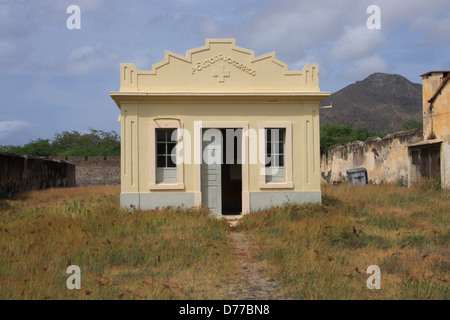 Le Camp de concentration de Tarrafal également appelé Campo da Morte Lenta (Camp de la mort lente) sur l'île de Santiago, Cap-Vert Banque D'Images