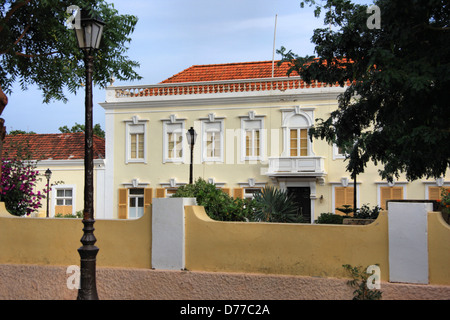 Le Palais présidentiel (Palacio da Republica) dans le district de Platon Praia, Santiago, Cap Vert, Afrique du Sud Banque D'Images