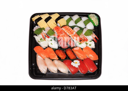 "Sushi" BENTO lunch box japonaise Banque D'Images