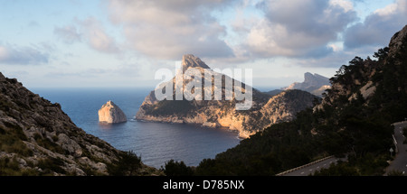 PALMA - circa 2013 : au nord de Palma de Mallorca avant le coucher du soleil Banque D'Images