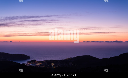 PALMA - circa 2013 : Coucher du soleil de Palma de Majorque Banque D'Images