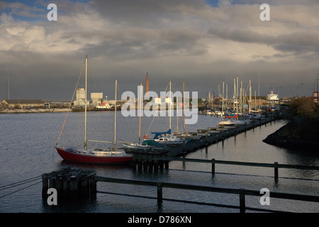 Dock Grimsby Tower est une tour de l'accumulateur hydraulique et d'un célèbre monument maritime dans la région de Grimsby, North East Lincolnshire, Angleterre. Banque D'Images