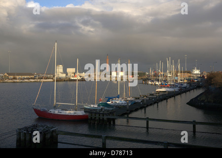 Dock Grimsby Tower est une tour de l'accumulateur hydraulique et d'un célèbre monument maritime dans la région de Grimsby, North East Lincolnshire, Angleterre. Banque D'Images