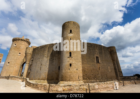 PALMA - circa 2013:Palma de Majorque château dans une journée ensoleillée Banque D'Images