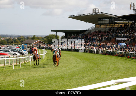 Beverley Racecourse - course de chevaux , Réunion , East Yorkshire UK Banque D'Images