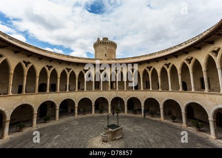 PALMA - circa 2013 : château de Palma de Majorque Banque D'Images