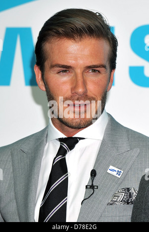 David Beckham Tous les Jeux Olympiques avec Samsung - lancer au Canary Wharf. Londres, Angleterre - 13.06.11 Banque D'Images