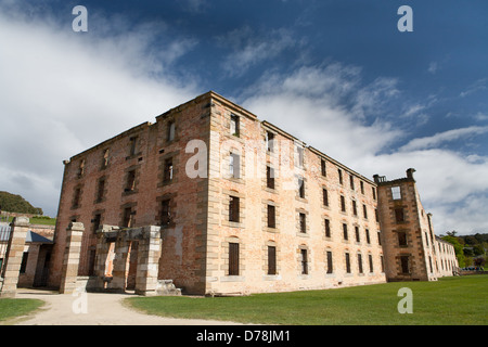 Le bâtiment pénitentiaire à Port Arthur en Tasmanie, Australie Banque D'Images