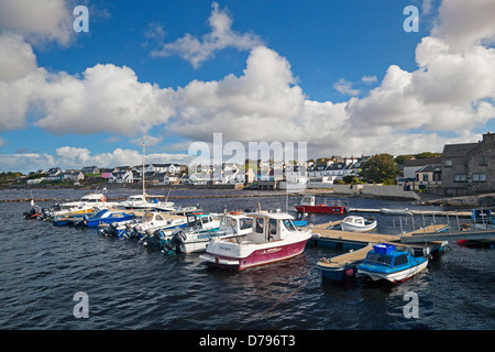 Bowmore Harbour sur l'île d'Islay Banque D'Images