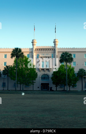 Une vue de l'ancienne citadelle de Marian Place, Charleston, Caroline du Sud Banque D'Images