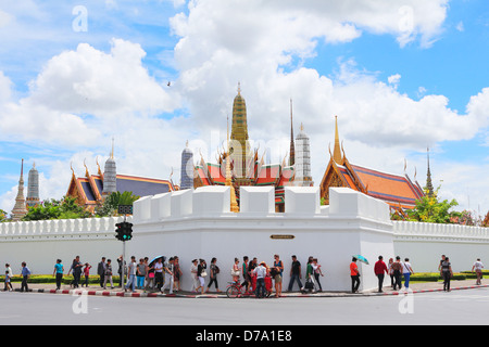 Wat Phra Kaew à Bangkok en Thaïlande. Banque D'Images