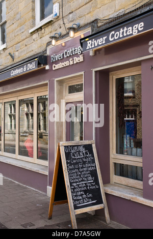 River Cottage Canteen et Deli, une ville de marché d'Axminster sur Devon, Angleterre Royaume-uni Banque D'Images