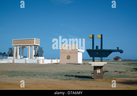 Point de non-retour monument en esclaves des esclaves à Ouidah au Bénin Banque D'Images