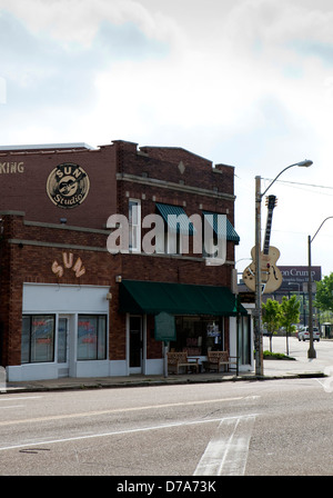 Une vue de l'extérieur du Studio Sun à Memphis, Tennessee Banque D'Images