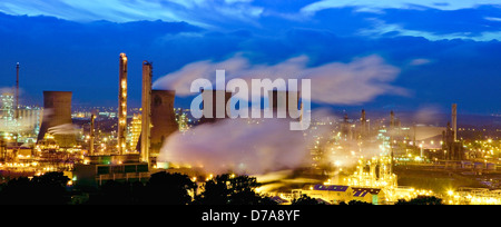 L'usine pétrochimique de Grangemouth Lothian Ecosse UK Banque D'Images