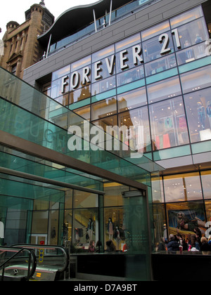 Forever 21 Nouveau ministère magasin de vêtements de Buchanan Street Glasgow Banque D'Images