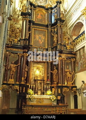 Swieta Lipka, à l'intérieur de l'église Pologne Banque D'Images