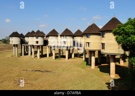 Sarova Salt Lick Lodge de Taita Hills Game Reserve, Kenya, Afrique de l'Est Banque D'Images