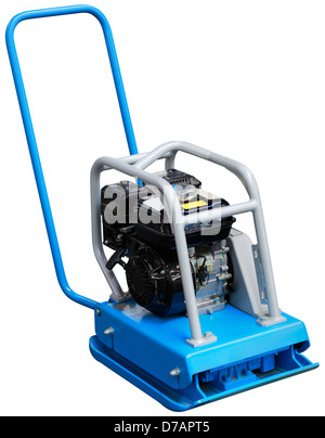 Compacteur vibrant isolé Machine with Clipping Path Banque D'Images